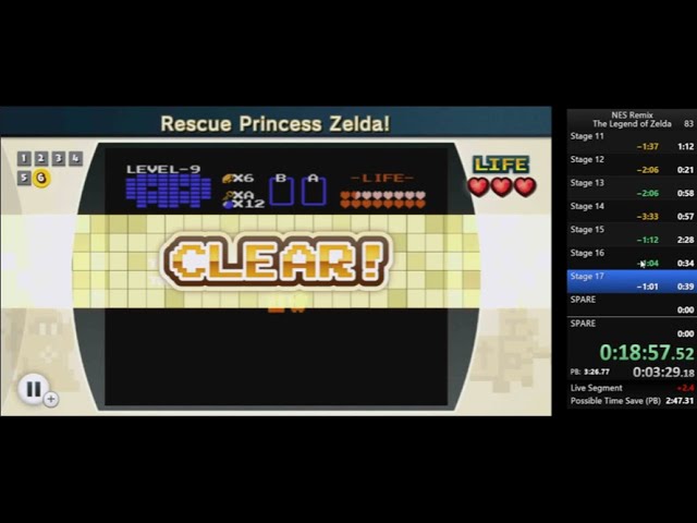 Nes Remix - Legend of Zelda 18:57 (PB) - YouTube