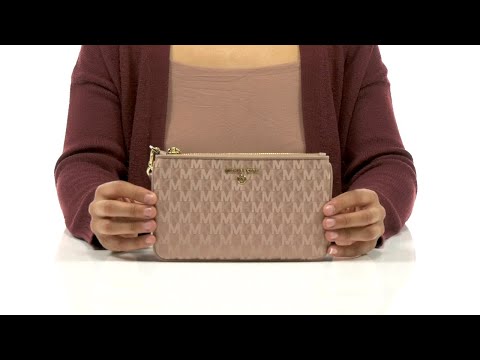 MICHAEL Michael Kors Jet Set Charm Medium Top Zip Wristlet in