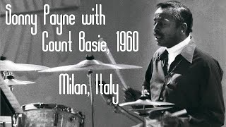 Count Basie & His Orchestra 1960 'Cute' | Sonny Payne Drum Solo | Frank Wess | Milan, Italy