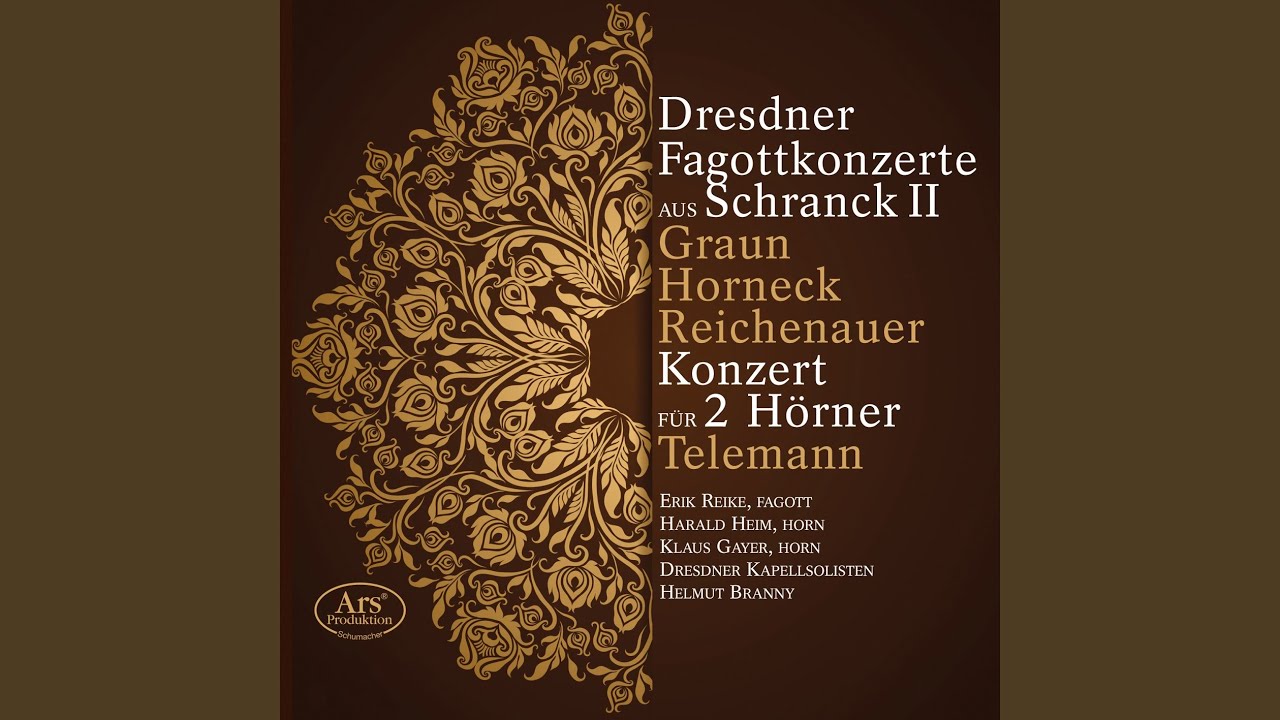 Ver Bassoon Concerto in C Major, GraunWV C:XIII:66: I. Allegro no YouTube