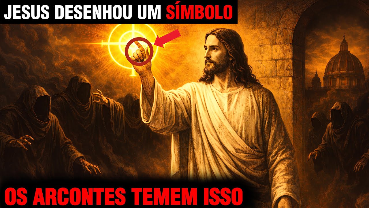 Jesus Desenhou um Símbolo que Afasta os Arcontes — O Vaticano Ainda o Esconde (Desenhe Hoje à Noite)