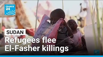 Sudan: Refugees flee mass killings as RSF seizes El-Fasher • FRANCE 24 English