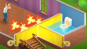 Homescapes minigames (by Playrix) android gameplay walkthrough - pupugaming