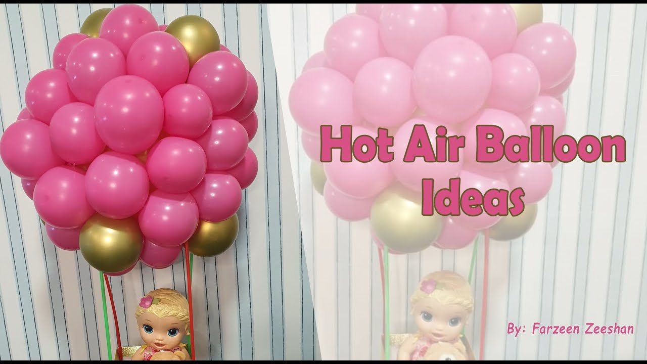 Hot Air Balloon Decor Ideas | DIY Party Decoration | Balloon Art