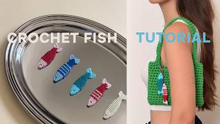 Fish Bag Charm ⭐ Crochet Tutorial