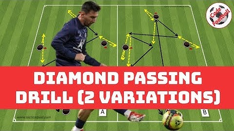 Diamond passing exercise (2 variations)!