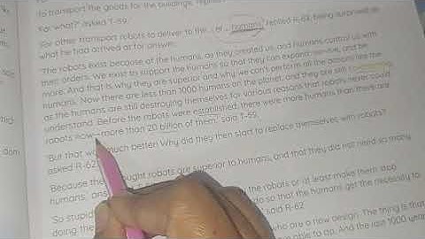 The Curious Robot Class 6 English Unit 3 Sec C Part 3 854x480