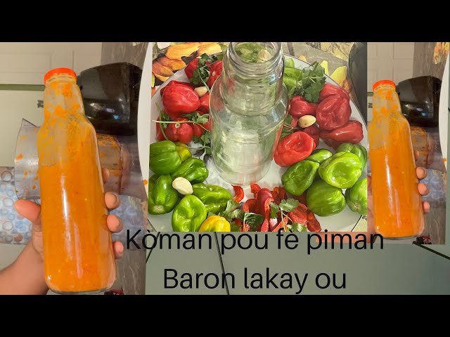 Kòman pou fè pire piman pike lakay ou/  How to make the worst hot peppers 🌶 at home class=