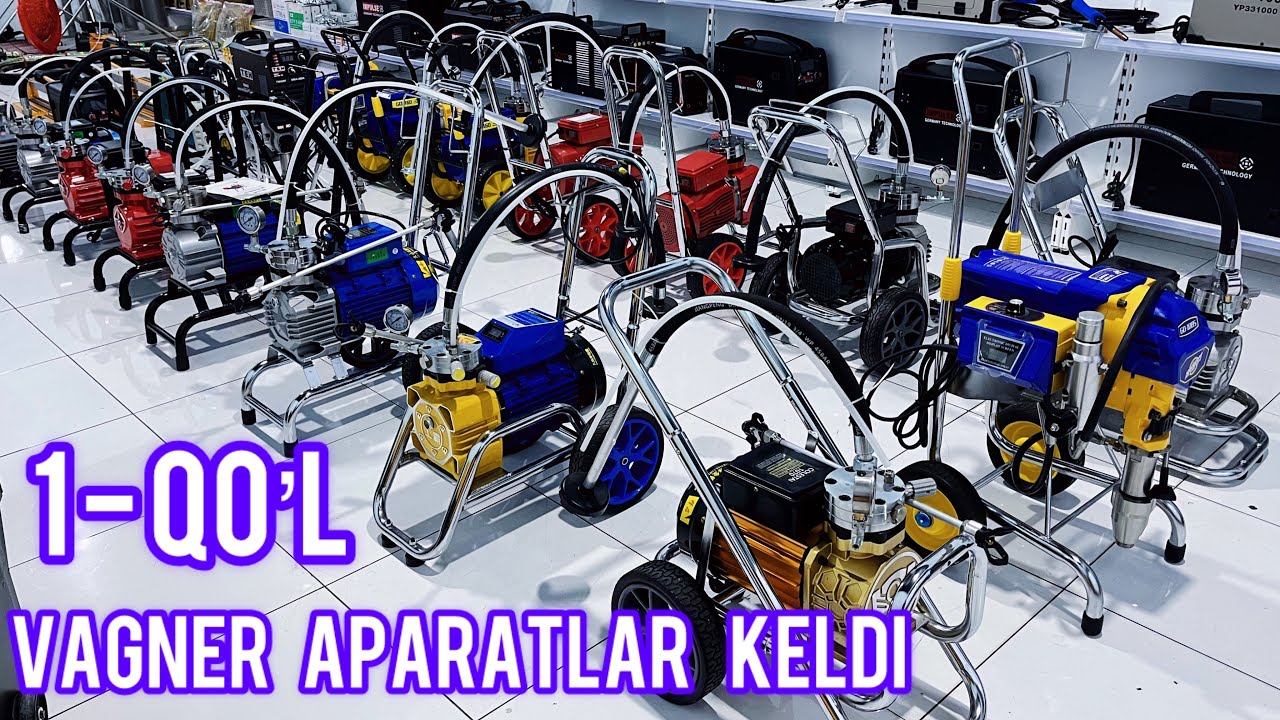 KRASKA EMULSIYA VA SHPAKLOFKA SEPADIGAN APARATLAR KELDI