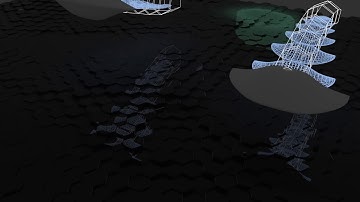 wireframe hex (blender)