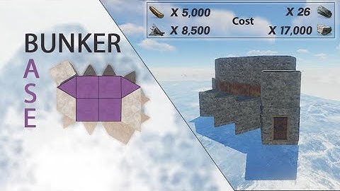 Rust Best Modular Starter to Main Base | Solo/Duo/Trio | Bunker Base