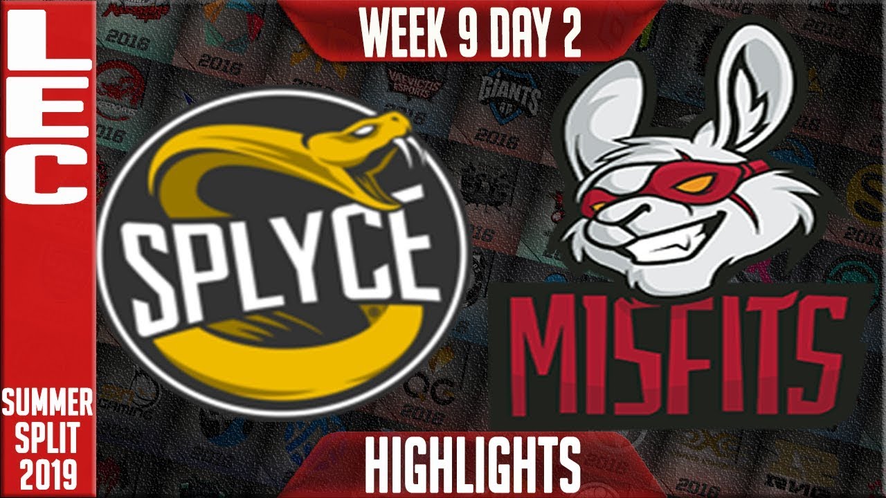 SPY vs MSF Highlights |LEC Summer 2019 Week 9 Day 2 | Splyce vs Misfits Gaming