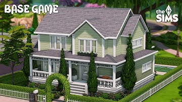 🏠Base Game Cozy Family House | No CC | The Sims 4 Stop Motion