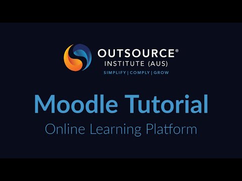 Online Learning Platform - MOODLE TUTORIAL