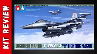 KIT REVIEW: Tamiya F-16CJ Fighting Falcon | 1/48 scale (4K)