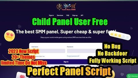 Free SmartPanel SMM Panel Script | 2023 Free SMM panel Script Download | SmartPanel SMM Script Free
