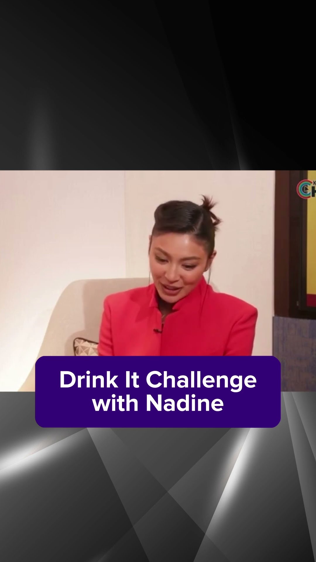 Drink It Challenge with Nadine Lustre | Kapamilya Shorts