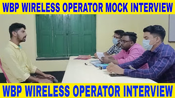 wbp wireless operator mock interview ||wbp wireless operator interview 2023 || by abhijit sir ||