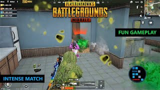 PUBG MOBILE | FUN GAMEPLAY INTENSE MATCH CHICKEN DINNER (OLD RECORDING)