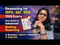 Reasoning For IBPS| SBI | RRB 2026 | From Basics to Advanced | SIMRAN KUMAWAT
