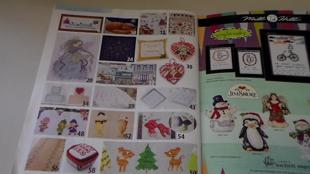 Обзор журнала Just Cross Stitch за январь-февраль 2017 года