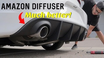 Installing a cheap Amazon diffuser on my Dodge Charger Scatpack & it looks so good!
