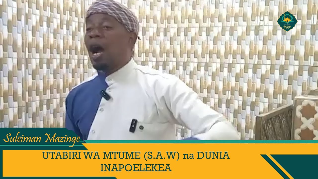 utabiri wa MTUME kuhusu dunia inapoelekea sasa || #Mazinge #mawaidha #freemason #foryou