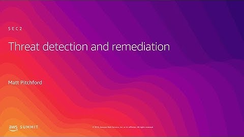 Threat Detection and Remediation in the Cloud
