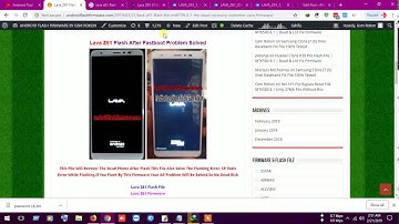Lava Z61 Flash File MT6739 8.1 | Frp & Dead Recovery Fastboot Problem Fix Care Firmware