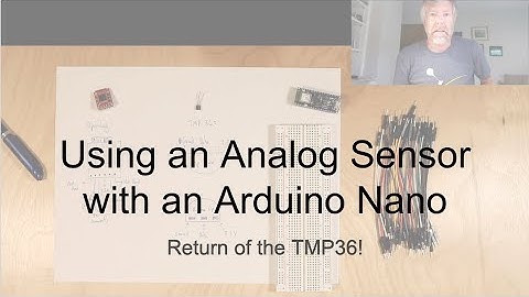 Reading an Analog Sensor (TMP36) with the Arduino Nano 33 BLE