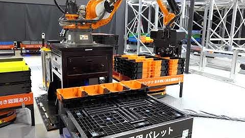 Mujin 自動混載通い箱デパレタイズ／パレタイズ RTJ2024