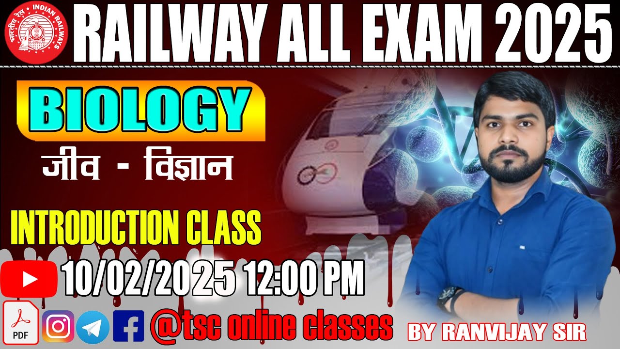 🔴 BIOLOGY INTRODUCTION CLASS || MISSION 2025 ||  BY RANVIJAY SIR  || 