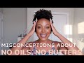 WATCH THIS BEFORE DOING THE NO OILS/NO BUTTERS TREND ON YOUR HAIR!