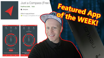 Just a Compass! Featured App of the Week! Fantastic and Simple Compass that WORKS - FREE! Easy!