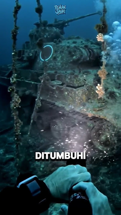 Japanese heritage tank found on the seabed of the Pacific Ocean #shorts