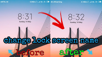 How to change Lock screen carrier name | lock screen me carrier name change kese kre