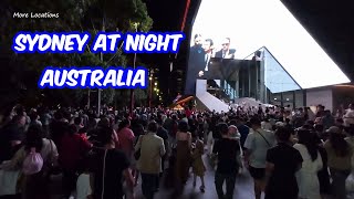 SYDNEY AT NIGHT After The Fireworks Show | LUNAR NEW YEAR Celebration