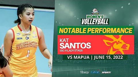 NOTABLE PERFORMANCE: Kat Santos | SSC-R vs Mapua |...