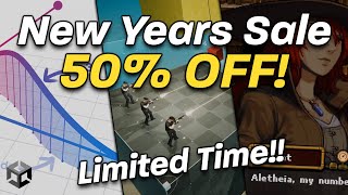 JAW DROPPING Unity New Years Sale 50% OFF 8000+ ASSETS