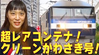 日本初！家庭ゴミを鉄道輸送！尻手短絡線で「クリーンかわさき号」を撮ってみた！