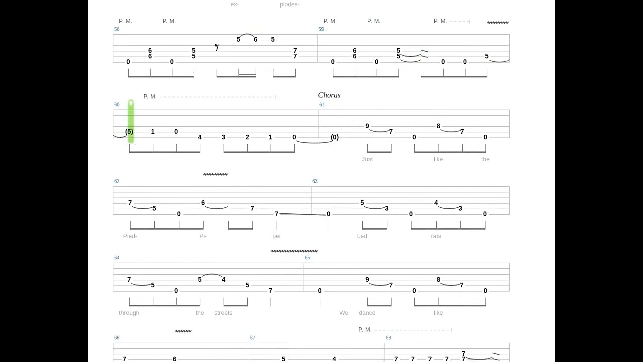 symphony of destruction guitar pro tab download