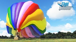 STUDY LEVEL Hot Air Balloon? | Microsoft Flight Simulator screenshot 2