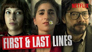 Money Heist  The First and Last Lines From Every Major Character | La Casa de Papel | Netflix