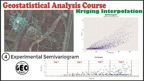 Kriging.  Experimental Semivariogram.  Semivariogram Cloud. Groundwater Flow.  #4 .Rstudio, ArcMap.