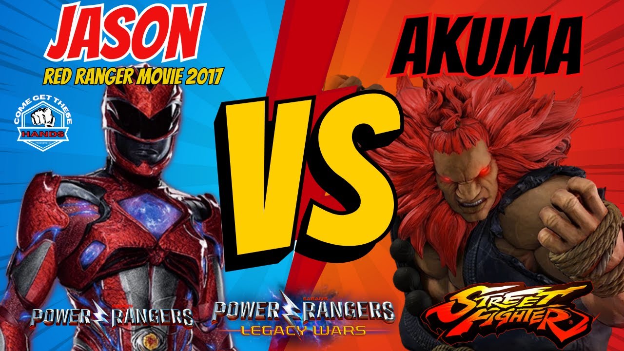 Power Rangers Legacy Wars | Jason Lee Scott 2017 Movie Vs Akuma - YouTube