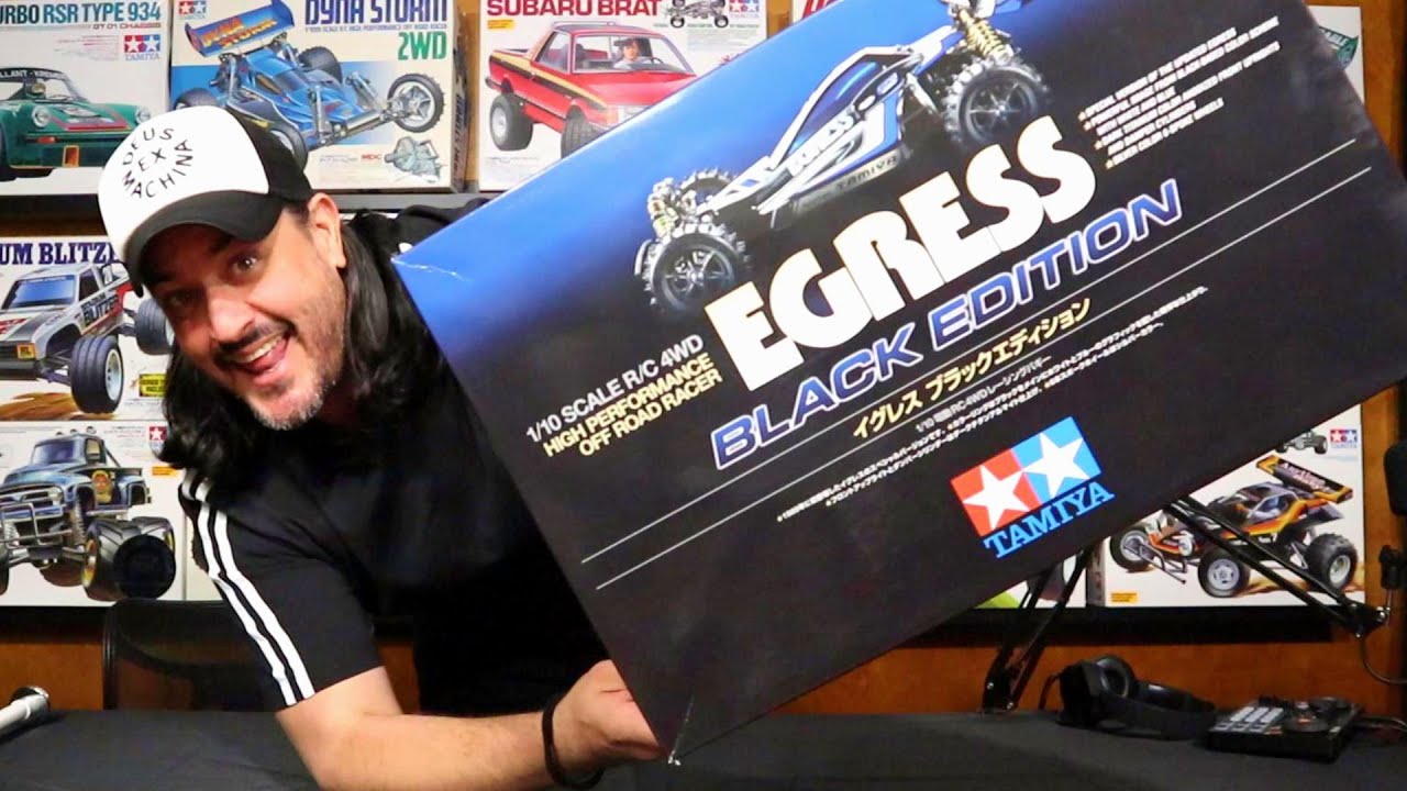 Unboxing the Tamiya Egress Black Edition RC Kit - 47489 - YouTube