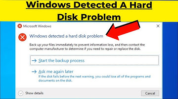 Fix Windows Detected A Hard Disk Problem Windows 7/8/10/11 | 2024