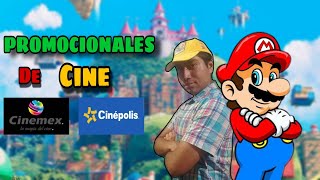 Promocionales de Cines Mexicanos de la película de Súper Mario Bros 😃😃