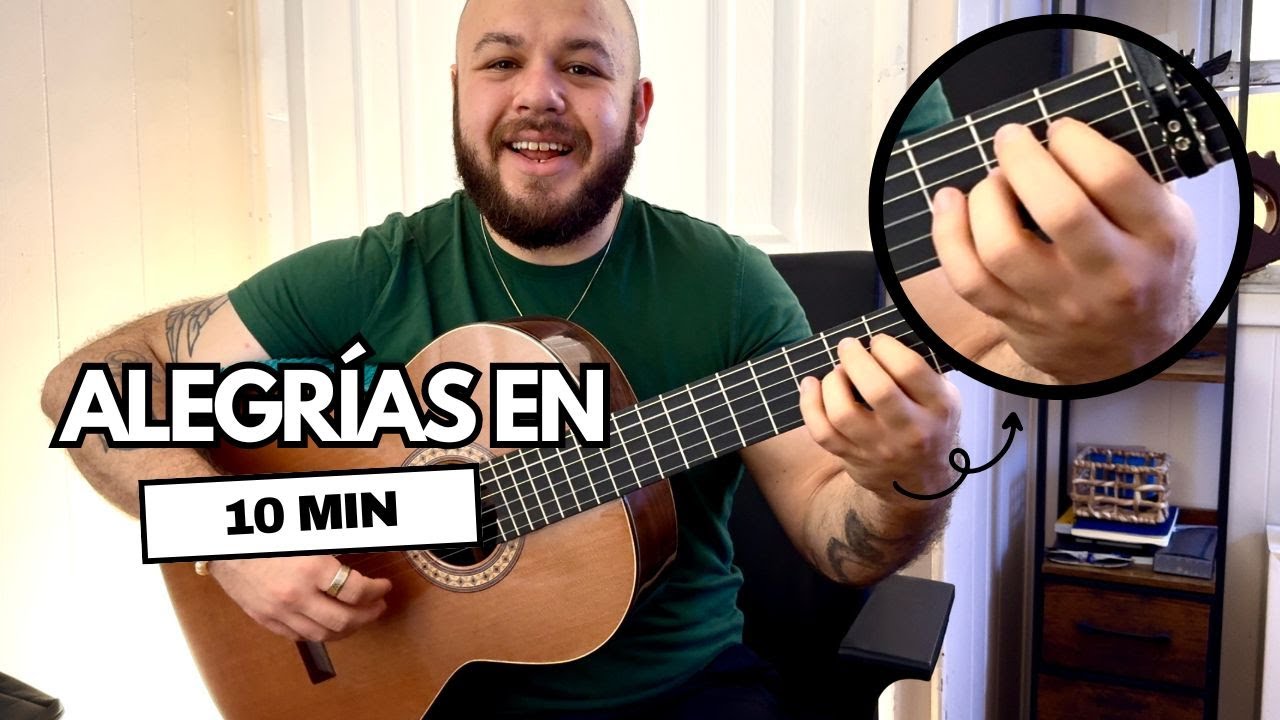 Aprende a Acompañar Alegrías en 10 min (Y Sonar Como Un Guitarrista Flamenco Profesional)