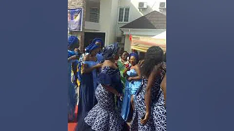 Cynthia David Sabo Kente Traditional Wedding.